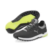 NEW PUMA PROADAPT ALPHACAT SPIKELESS GOLF 195695-07 BLACK SILVER YELLOW SZ 11.5