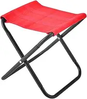 Camping Stool Camping Stool Collapsible Camping Seats Hiking Stool Portable Lightweight Folding Stool Outdoor Camping Fishing Barbecue Travel Chair(Red)