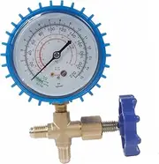Cabilock Pressure Gauge Manifold Hose Set for Automotive Refrigeration Systems Durable Tool for Easy to Read Gauge