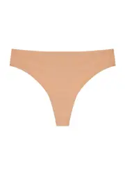 Chantelle Soft Stretch Thong - Light Brown - One Size One Size