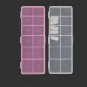 Tips Organizer Box with 12 Grids, Container Tools for