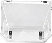 Ｓｉｍｈｏａ Grinding Dust Box, Clear, Polisher Dust Box, Convenient Grinding Polishing Box Dustproof Box for Engraving Sanding