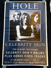 "Hole" Australian Vintage Touring Poster 1999, Silk Screen, Rare
