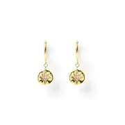 Estrella Gold & Zircon Hoop Huggies