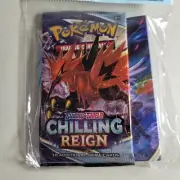 Pokemon Sword & Shield Chilling Reign Mini Portfolio & Booster Pack New Sealed
