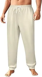 [Generic] Men's Sweatpants, Pale Beige-370, Polyester Joggers, Sweatpants Jogging Pants for Workout Running