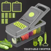 Vegetable Chopper with 8 Blades Food Chopper Multifunctional Onion Mincer ShLtB