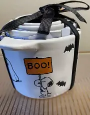 Rae Dunn Peanuts Halloween Measuring Cups Boo Snoopy Ghosts Bats (set of 4) NWT