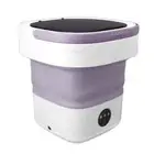 7.5L Mini Portable Bucket Washer Foldable Washing Machine With Soft Sp 8924.