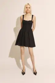 esra mini dress in black