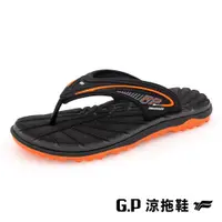 在飛比找ETMall東森購物網優惠-G.P 男款經典中性舒適夾腳拖鞋G3785-橘色(SIZE: