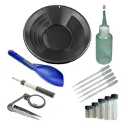 GG14 14" Black Gold Pan Panning Kit