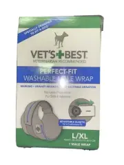 New-Vet's + Best Perfect Fit Washable Dog Male Wrap L/XL Fast FREE SHIPPING