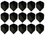 5 Sets Harrows Dimplex Standard Dart Flights - Ships Tracking- Black Curve
