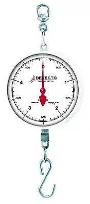 Detecto, MCS-40H, Hanging Dial Scale with Hook, 40 lb x 2 oz