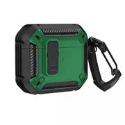 Black Green Airpods Pro Heavy Duty Shockproof Cover Apple Case Armor Earphone