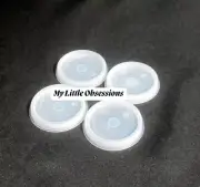 New Set of 4 Sheer Tupperware Seals for SMidget Containers Replacement Lid #201