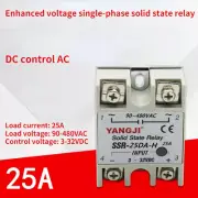 DC Control AC DC-AC Enhanced Voltage Single Phase Solid State Relay SSR-25DA-H