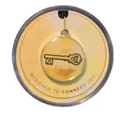 Alex And Ani Skeleton Key Enamel Pendant Charm 925 Silver Hook NEW 2006