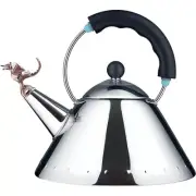 Alessi Tea Rex Kettle 2L Black 9093REX B by Michael Graves