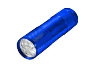 Wildtrak 36cm Mini Baseball Torch LED Light Outdoor Camping Flashlight Black