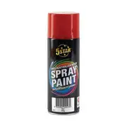 5 Star Enamel Spray Paint Gloss Red 250g