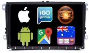 AMAROK 2011-17 GPS WIRELESS APPLE CARPLAY ANDROID AUTO CAMERA ODB DAB TPMS DVR
