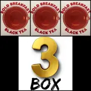 3 Box Dunkin Donuts Pyramid Sachet Tea Bold Breakfast. 45 Tea Bags. NW 1.6 OZ EA