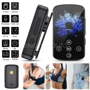 Mini MP3 Player Bluetooth Wearable Portable Music Player Voice Recorder FM Radio