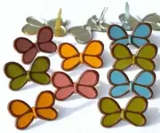 AUTUMN BUTTERFLY BRADS Fall Bugs Monarch Scrapbooking Card Making Stamping