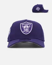 [New Era] New Era Las Vegas Raiders 'Polychromatic' 9forty A-frame Snapback Purple - Size ONE ONE Purple