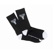 Fallen Footwear Insignia Padded Heel and Toe Sock - Black / White