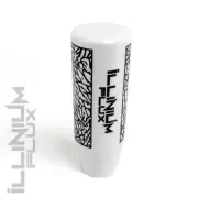 ILLINIUM FLUX BLACK PAINTED WHITE ELEPHANT DRIFT MANUAL SHIFT KNOB 10X1.5 K69 (for: Honda Civic)
