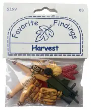 Buttons HARVEST Autumn Assorted Pack Favorite Findings Blumenthal Lansing