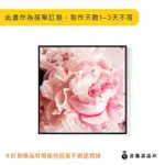 【菠蘿選畫所】古典牡丹-60X60CM(招福吉祥花卉掛畫/花卉攝影/高貴/典雅/客廳裝飾畫/辦公室掛畫)