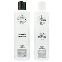 在飛比找Yahoo奇摩購物中心優惠-NIOXIN 耐奧森(儷康絲) 1號潔髮乳+1號甦活乳300