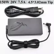 Genuine ASUS 150W 20V 7.5A Charger for ROG Zephyrus Duo 15 SE 4.5x3.0mm Adapter