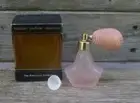 Vintage 1980s (New Old Stock) Frosted Pink Glass Perfume Atomiser & Funnel