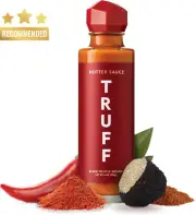 Hotter Gourmet Hot Sauce, Jalapeño & Red Chilli, Black Oil, Agave Nectar, 170g