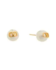 Valentino Vlogo Pearl Studs Women's Yellow