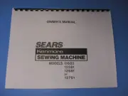 Kenmore 385.1278180 – 12781 Sewing Machine Instruction Manual - Printed
