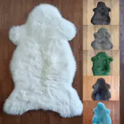 REAL SHEEPSKIN RUG / Soft & Warm / European lambswool / Solid Colors / 2'x3'