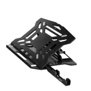 Laptop Stand Foldable Gifts with Phone Holder Good Cooling Performance Black