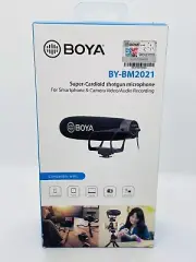 BY-BM2021 Lightweight Cardioid Video Microphone for DSLR Y6I9