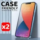 For iPhone 11 12 13 14 15 16 Pro Max XS XR PLUS Tempered Glass Screen Protector