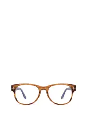 Tom Ford Eyewear Round-Frame Glasses 52 Brown