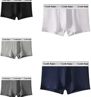 [Generic] Men's 5-Pack Sport Cotton Boxer Briefs. Breathable, moisture-wicking & seamless. Loose fit, elastic hipster. XS-XL. Hygienic fabric. Black/Multicolor.