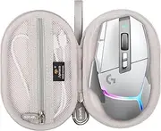 Aproca Grey Portable Hard Storage Case, for Logitech G502 X Plus Lightspeed Wireless Optical Mouse