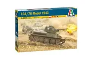 Italeri: 1/72 T-34/76 Russian Tank 1943 - Model Kit