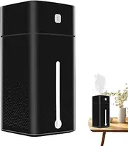 Gmokluytw Ultrasonic Humidifier | Portable Humidifier For Car | Living Room Humidifiers Large Room For Home Plant And Baby Nursery, 1L Water Tank
